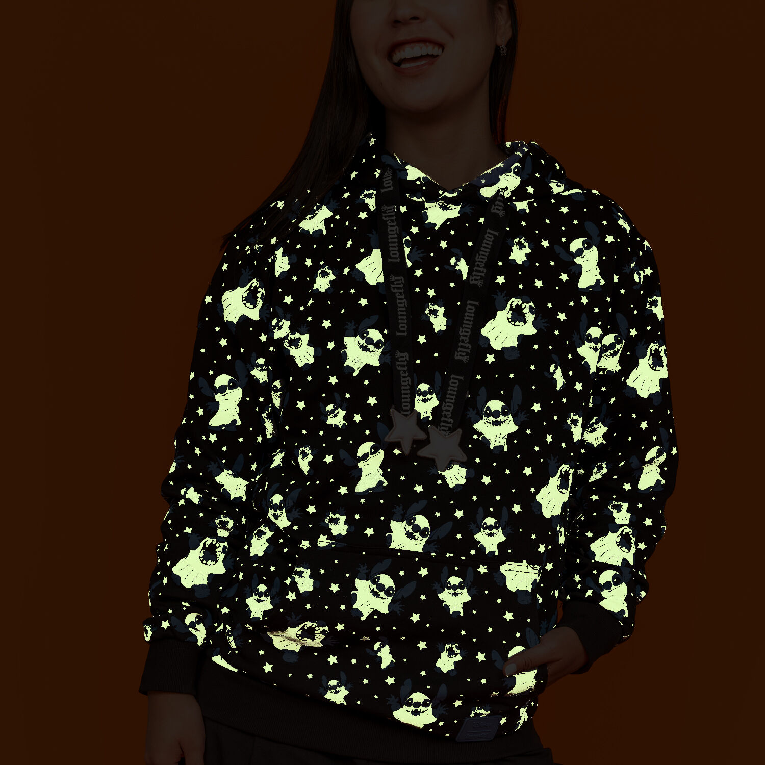 Buy Stitch Ghost Costume All Over Print Unisex Hoodie at Loungefly
